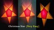 DIY Christmas Star with Bamboo Sticks | Christmas Star Making at Home | How to Make Christmas Star Lantern | Christmas Craft Ideas 2020 | Star Lantern Making Ideas