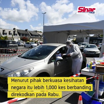 Perancis rekod lebih 4,000 kes baharu Covid-19 dalam 24 jam