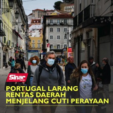 Portugal larang rentas daerah menjelang cuti perayaan