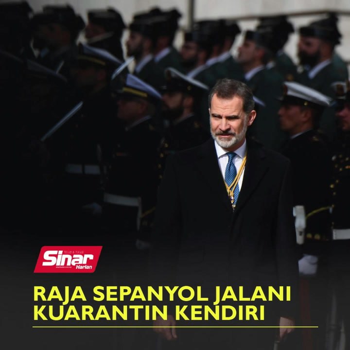 Raja Sepanyol jalani kuarantin kendiri