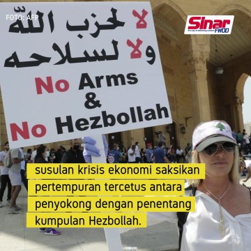 Ratusan tunjuk perasaan susulan krisis ekonomi Lubnan