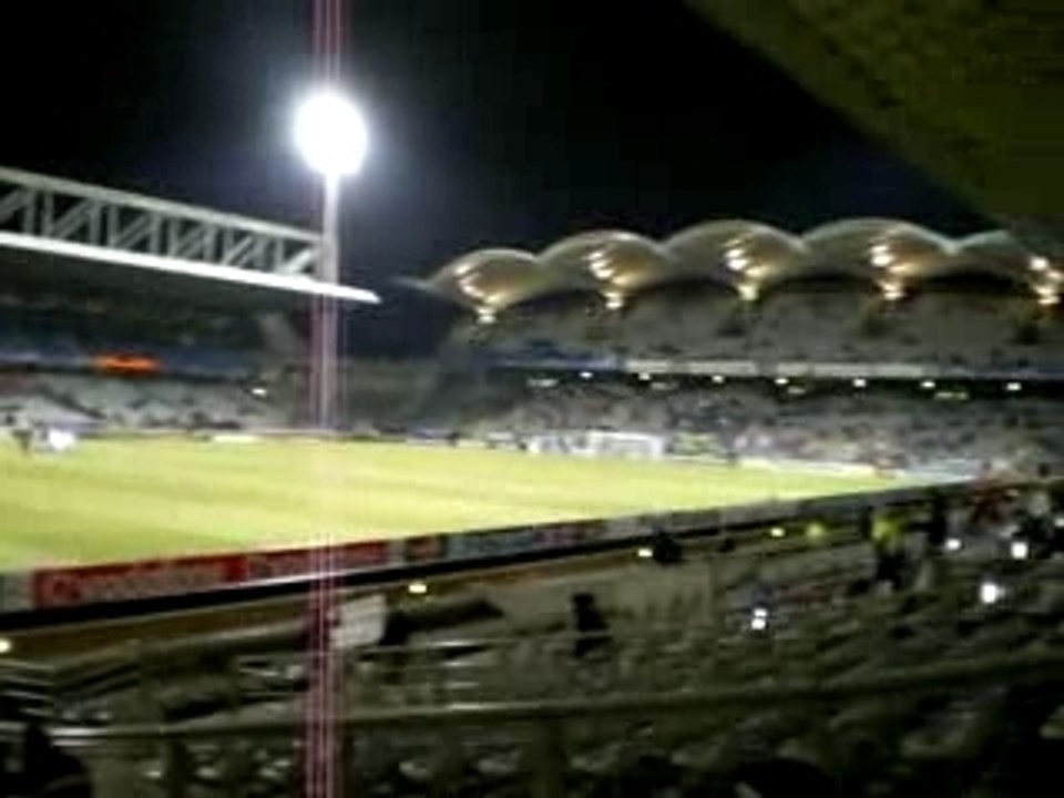 Dans le stade Lyon - manchester