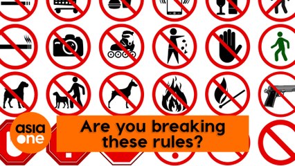 TLDR: Surprisingly common things you can get fined for in Singapore