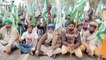 Punjab farmers protesting, clash with the police in Ambala