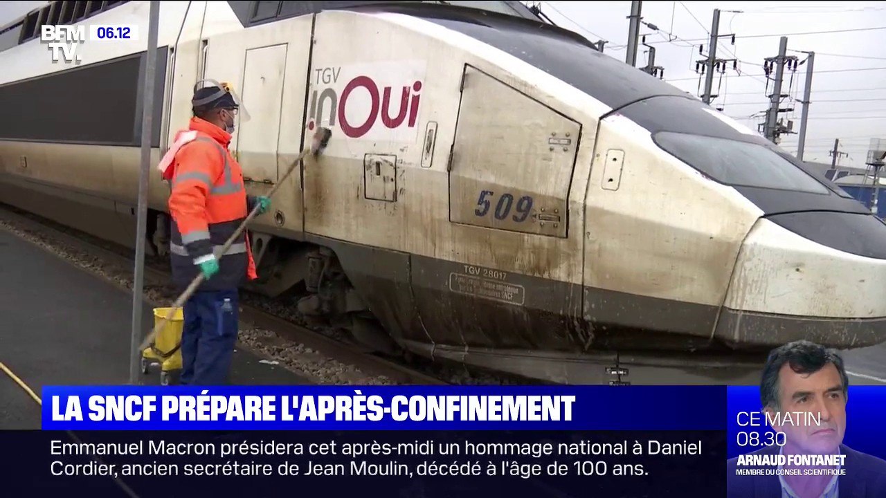 La SNCF profite du confinement pour soigner ses...