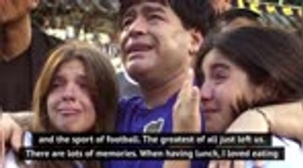 He used to juggle my oranges like footballs! Russo remembers Maradona