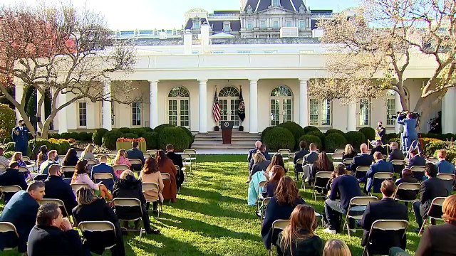 Donald Trump, First Lady Melania Trump pardon the National Thanksgiving Turkey