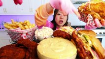 Is MEGAN IS MISSING A True Story _ 2 Best Friends Get Kidnapped _ SPICY FRIED CHICKEN MUKBANG