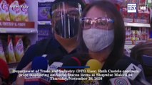 DTI Usec. Ruth Castelo conducts price monitoring on Noche Buena items