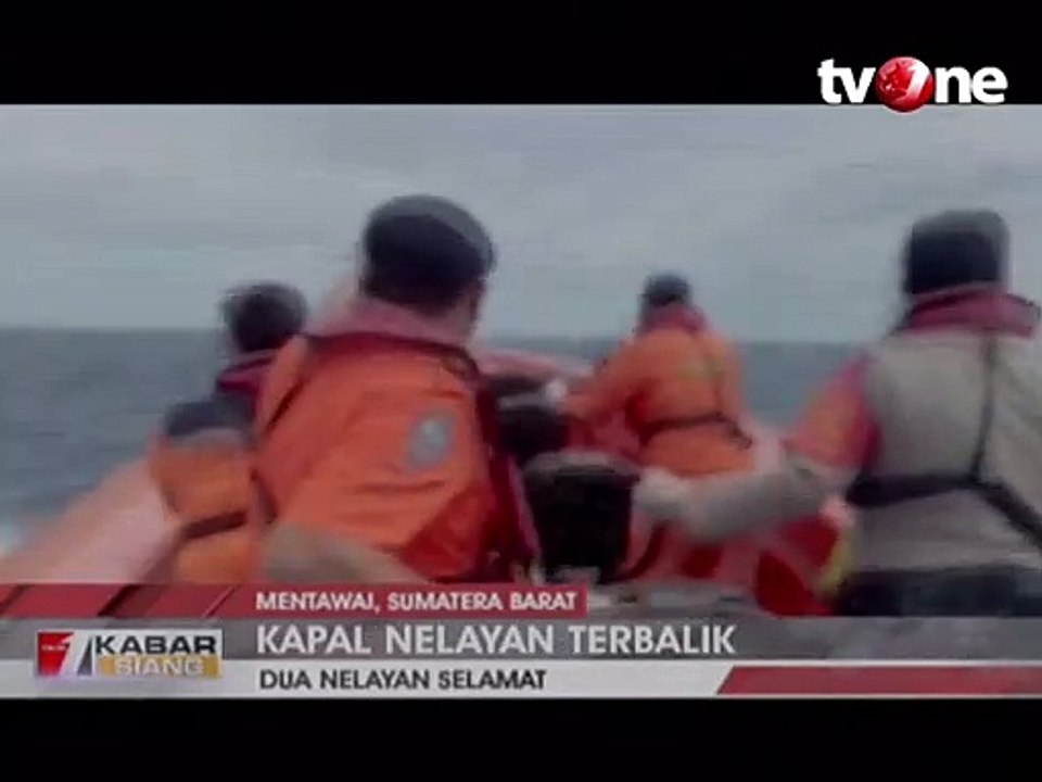 Cuaca Buruk, Kapal Nelayan Terbalik