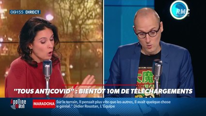 La chronique d'Anthony Morel : "Tous Anticovid", bientôt 10 millions de téléchargements - 26/11