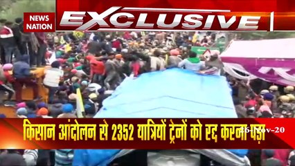 Farmer Protest: उग्र होता जा रहा है किसानों का प्रदर्शन, वीडियो