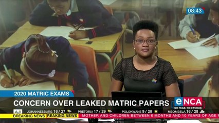 Umalusi concerned over matric papers leak
