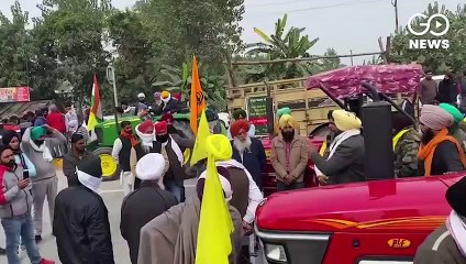 किसानों का क़ाफिला दिल्ली की ओर, बोले- घेरा डालेंगे, डेरा डालेंगे