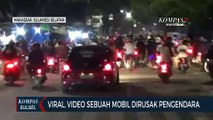 Viral, Video Sebuah Mobil Dirusak Pengendara