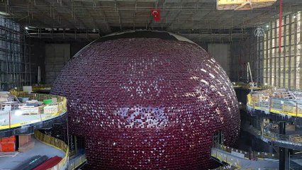 İSTANBUL - Yeni Atatürk Kültür Merkezi inşaatının yüzde 78'i tamamlandı - Drone