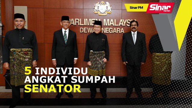 SINAR PM: Rais antara lima angkat sumpah sebagai senator