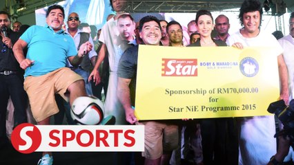 A star in our midst: When Maradona last visited Malaysia