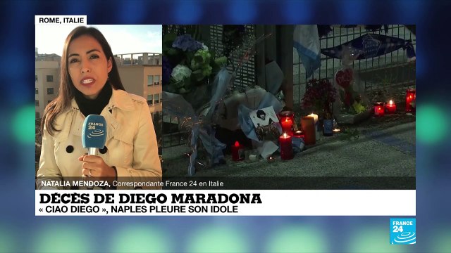 Décès de Diego Maradona : Ciao Diego , Naples pleure son idole