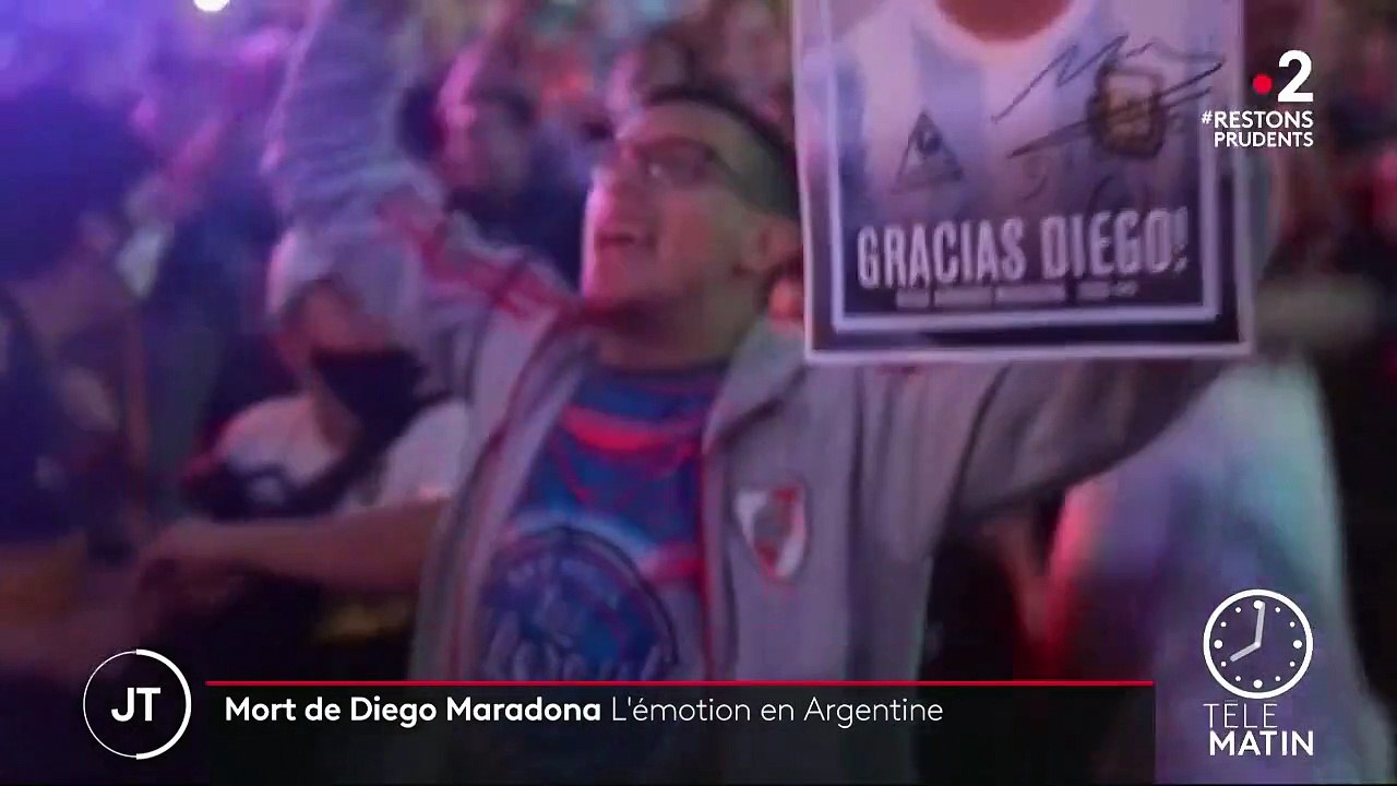 Mort de Diego Maradona : l’Argentine en deuil