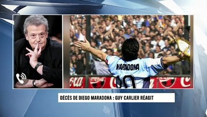 Non Stop Info - Diego Maradona mort : Guy Carlier "sidéré" par sa disparition, il réagit