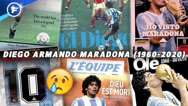 La presse mondiale rend un magnifique hommage au Dieu du football, Diego Armando Maradona