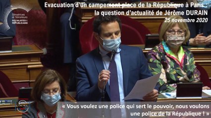 Jérôme Durain : question d'actualité du 25 novembre 2020