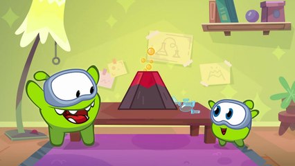Om Nom Stories: Nibble Nom - Eruption Disruption - Funny cartoons for kids