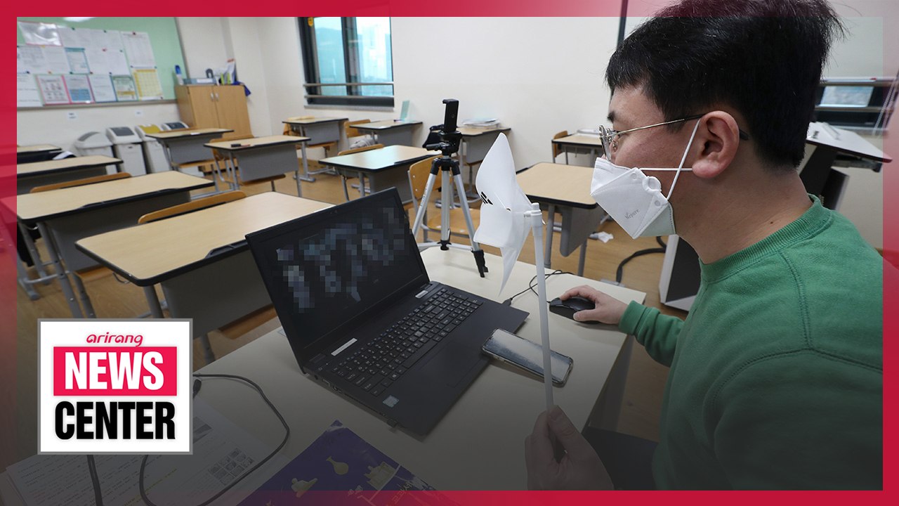 S. Korean high schools shift to remote learning with college entrance exam one week away