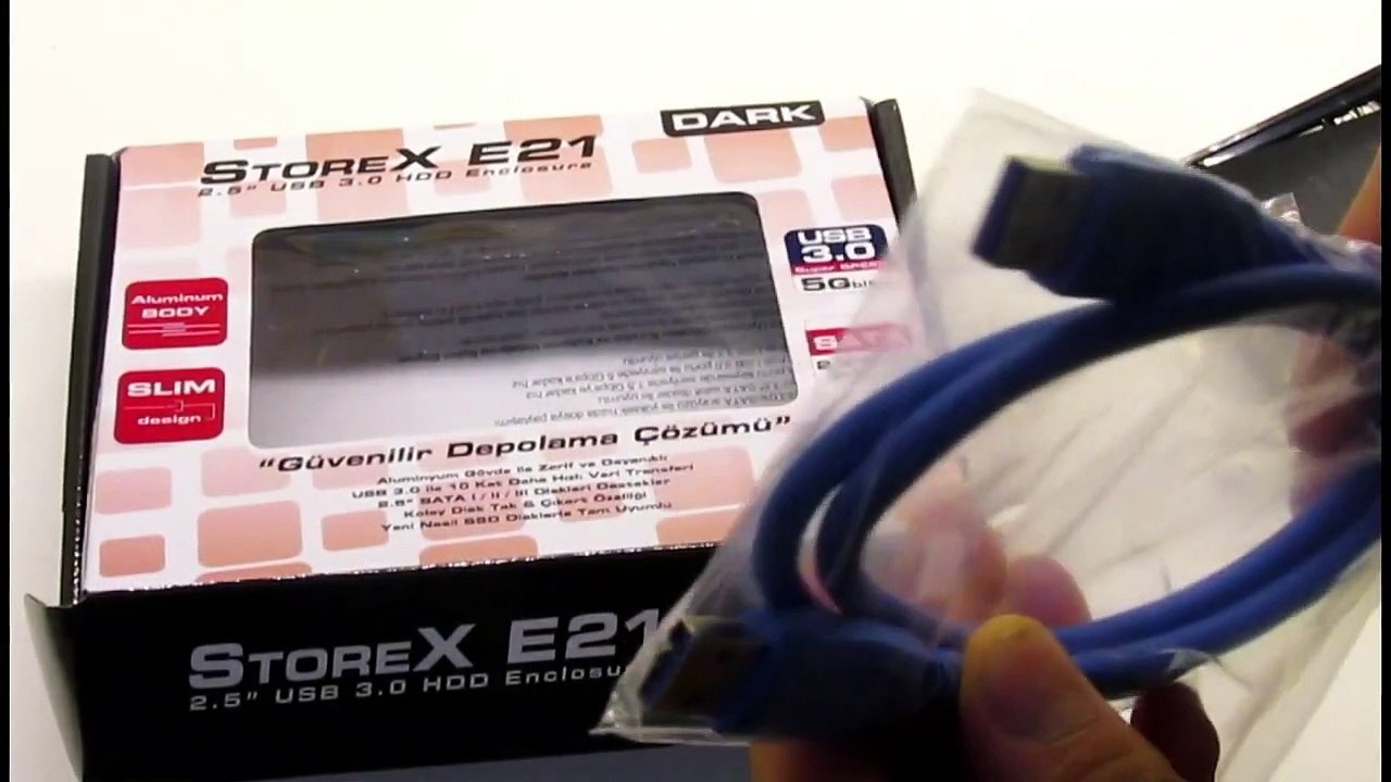 Dark 2,5” USB 3.0 Sata Hard Disk Kutusu (Hepsiburada) Hdd belleğinizi Harici Belleğe Çevirme