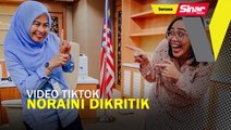 Video TikTok Noraini Ahmad dikritik