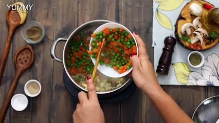 طريقة تحضير أرز بالخضروات