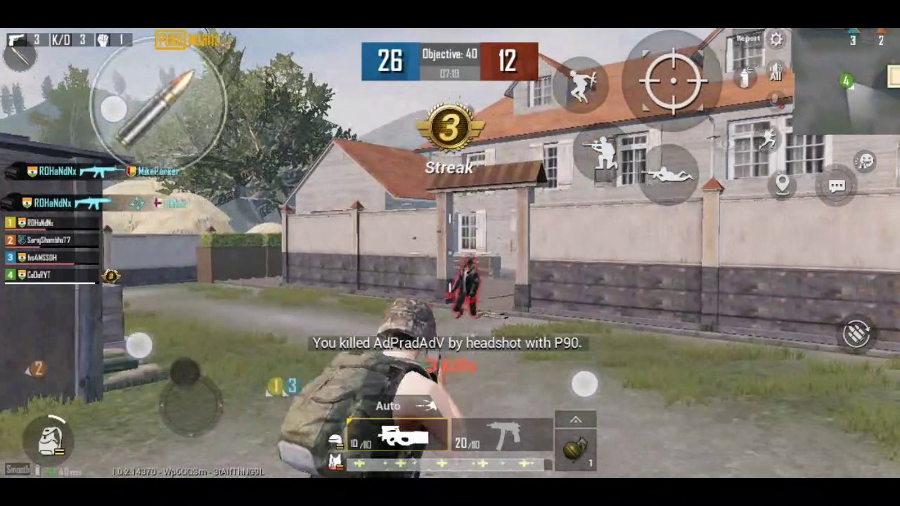 10 ++ Kills  by FN P90   Gun