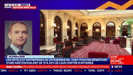 Olivier Cohn (Best Western France) : Olivier Cohn (Best Western France) : Une aide de 15 à 20% de leur CA pour les hôtels et restaurants -26/11