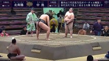 Hokuseiho(Sd21e) vs Nakashima(Sd20w) - Kyushu 2020, Sandanme - Day 1