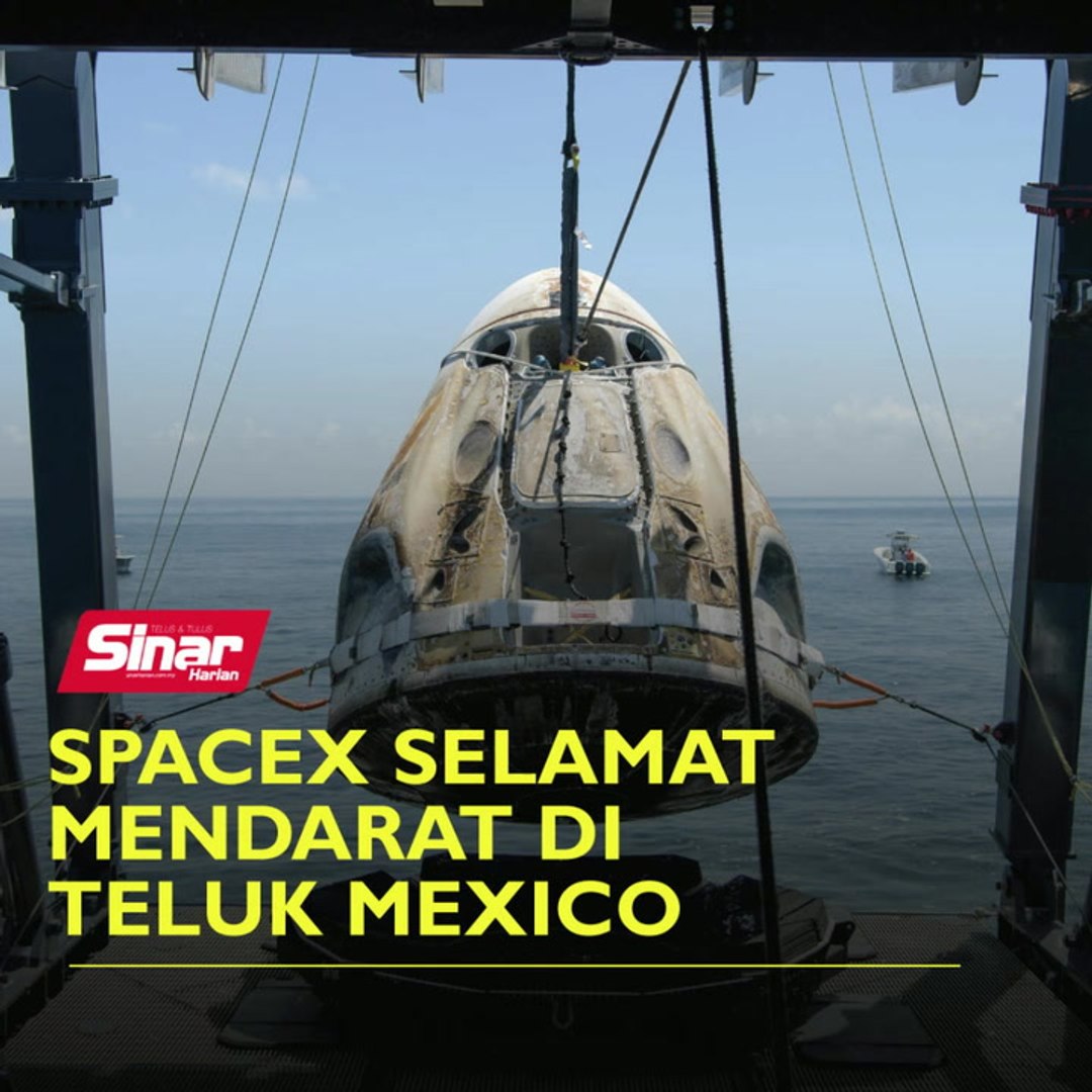SpaceX selamat mendarat di Teluk Mexico
