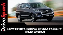 New Toyota Innova Crysta Facelift | India Launch | Prices, Specs, Design Updates & Other Details