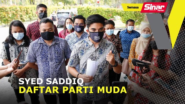 Syed Saddiq daftar parti MUDA