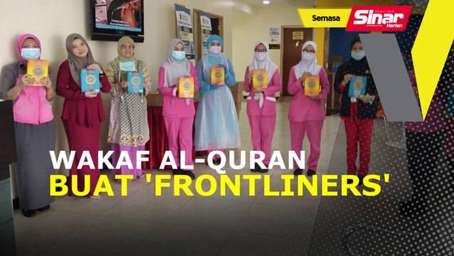 Wakaf Al-Quran buat 'frontliners'