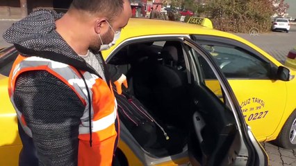 KARABÜK - Taksiler dezenfekte edildi