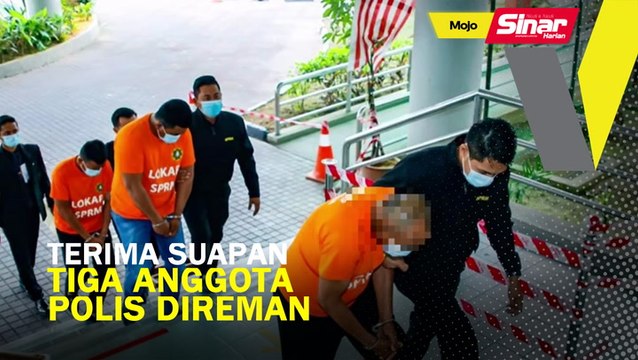 Terima suapan: Tiga anggota polis direman