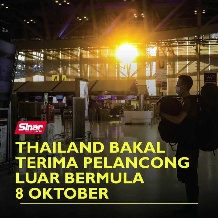 Thailand bakal terima pelancong luar bermula 8 Oktober