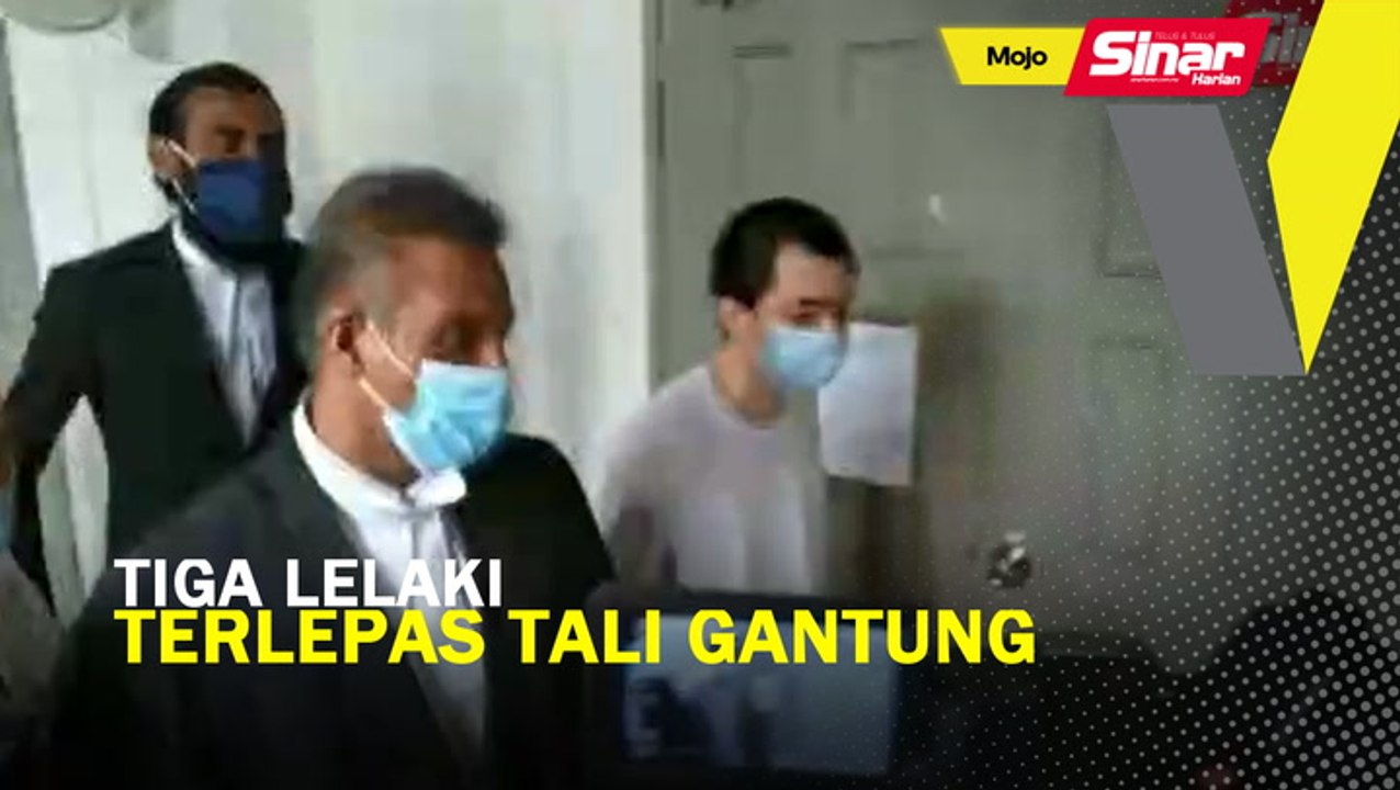 Tiga lelaki terlepas tali gantung