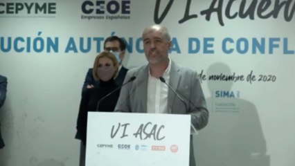 Sordo pone de relieve la voluntad de acuerdo entre agentes sociales