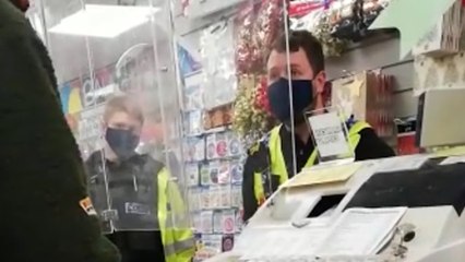 Shop owners tell police they will not close for lockdown