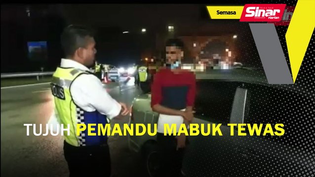 Tujuh ditangkap memandu dalam keadaan mabuk
