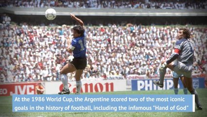 下载视频: FOOTBALL: FIFA World Cup: Hand of God - Maradona's defining moment