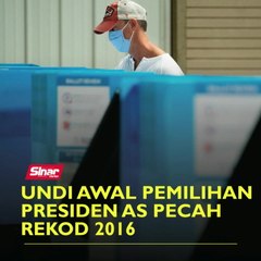 Video herunterladen: Undi awal pemilihan presiden AS pecah rekod 2016