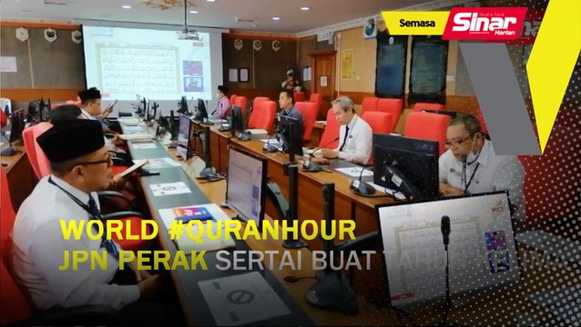 World #QuranHour JPN Perak sertai buat tahun kelima