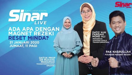 [LIVE] Ada Apa Dengan Magnet Rezeki Reset Minda?